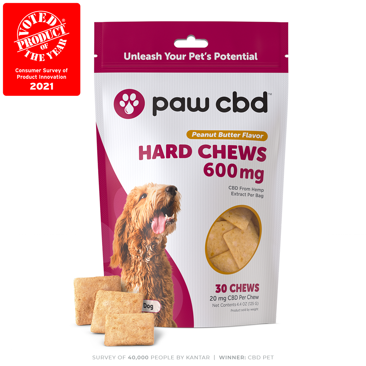 Pet CBD Oil Hard Chews for Dogs