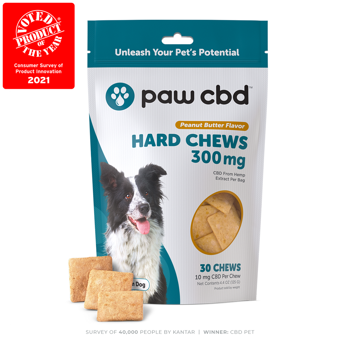 CBD Dog Chews Hard Chews for Natural Stress Relief